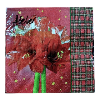 Servítky Atelier 33x33cm 20ks Amarela