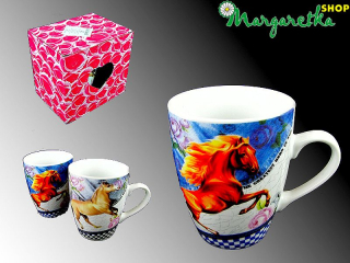 Hrnček porcelán Horse