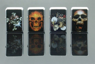 Zapaľovač benzínový Star Skull Design