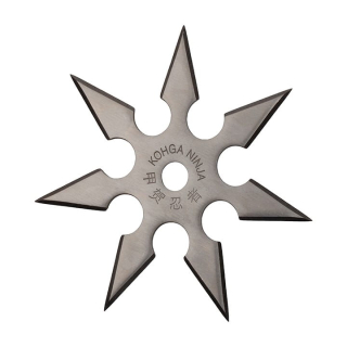 Hviezdica Shuriken 10cm/7 hrotov strieborná